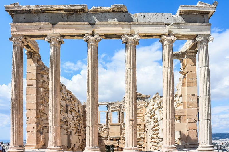 Parthenon in Greece